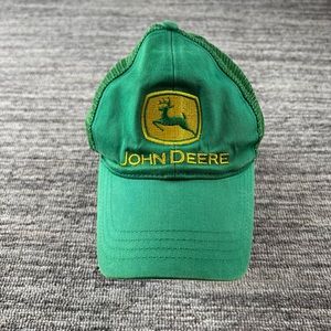 John Deere Snapback Mesh Trucker Hat Cap John Deere Tractor One Size Fits All